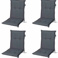 Sesselauflage nieder 4er-Set
