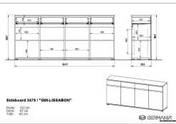 Sideboard HARPER Gent