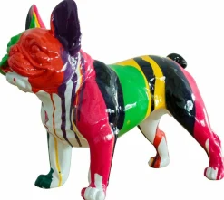Skulptur BUNTE BULLDOGGE
