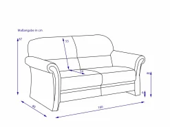 Sofa 2 Sitzer 317 CAPELLA