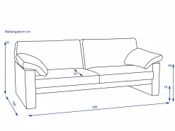 Sofa 2,5 Sitzer CLASSICS 300