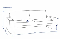 Sofa 2,5 Sitzer CLASSICS 100