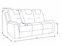 Sofa 3 Sitzer HARPER HONGKONG