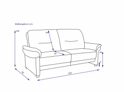 Sofa 3 Sitzer MONDO RECITA