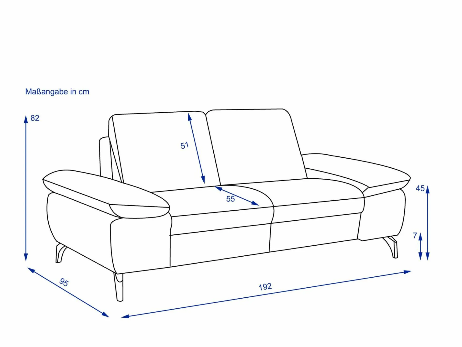 Sofa 2 Sitzer MONDO SENAYO