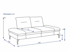 Sofa 2 Sitzer PACIFIC