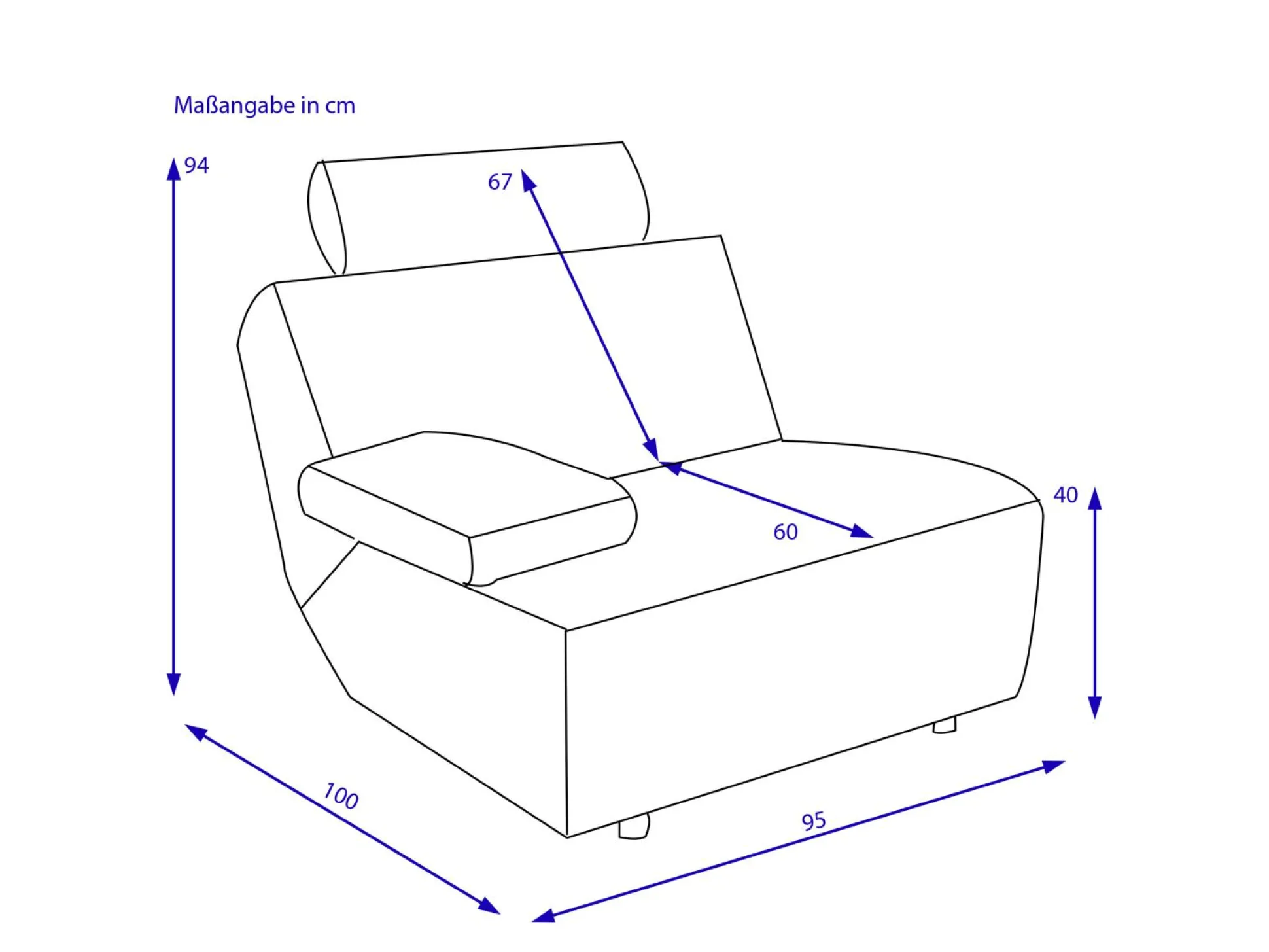 Sofaelement HARPER AVEIRO