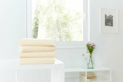 Spannbettlaken Jersey ecru