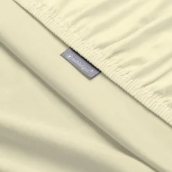 Spannbettlaken Jersey ecru