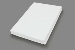 Spannbettlaken Jersey weiß