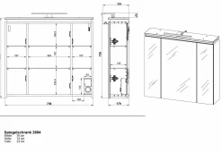 Spiegelschrank HARPER GIFU