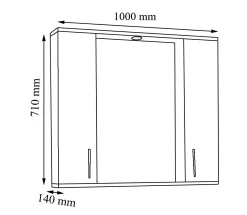 Spiegelschrank SILORA