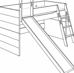 Spielbett PAIDI FIONA Höhe 120 cm