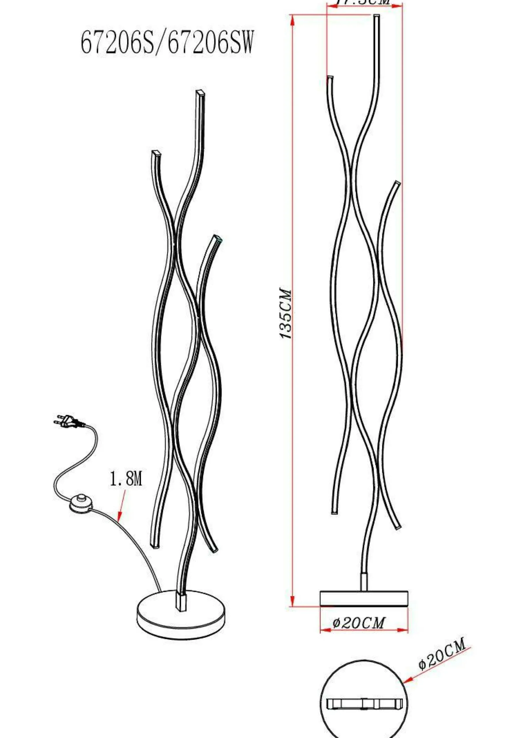 Stehleuchte GERONIMO