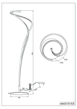 Stehleuchte Select NALA