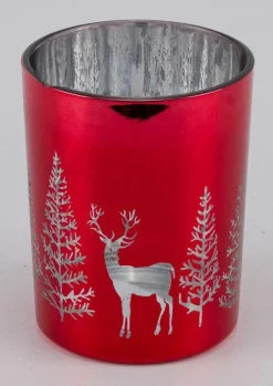 Teelichthalter Tanne/Reh