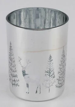 Teelichthalter Tanne/Reh