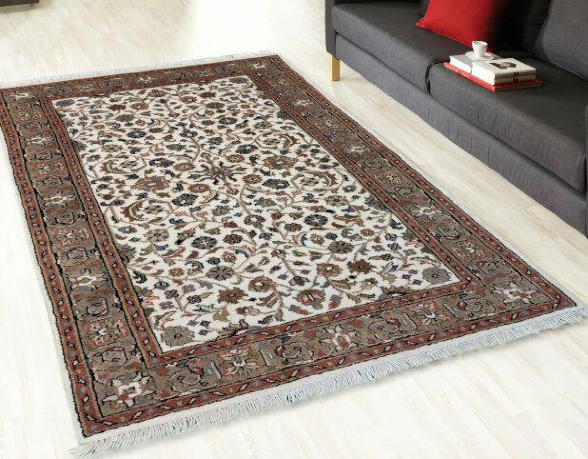 Teppich BENARAS Isfahan beige