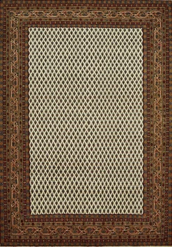 Teppich BIKANER Mir beige rund
