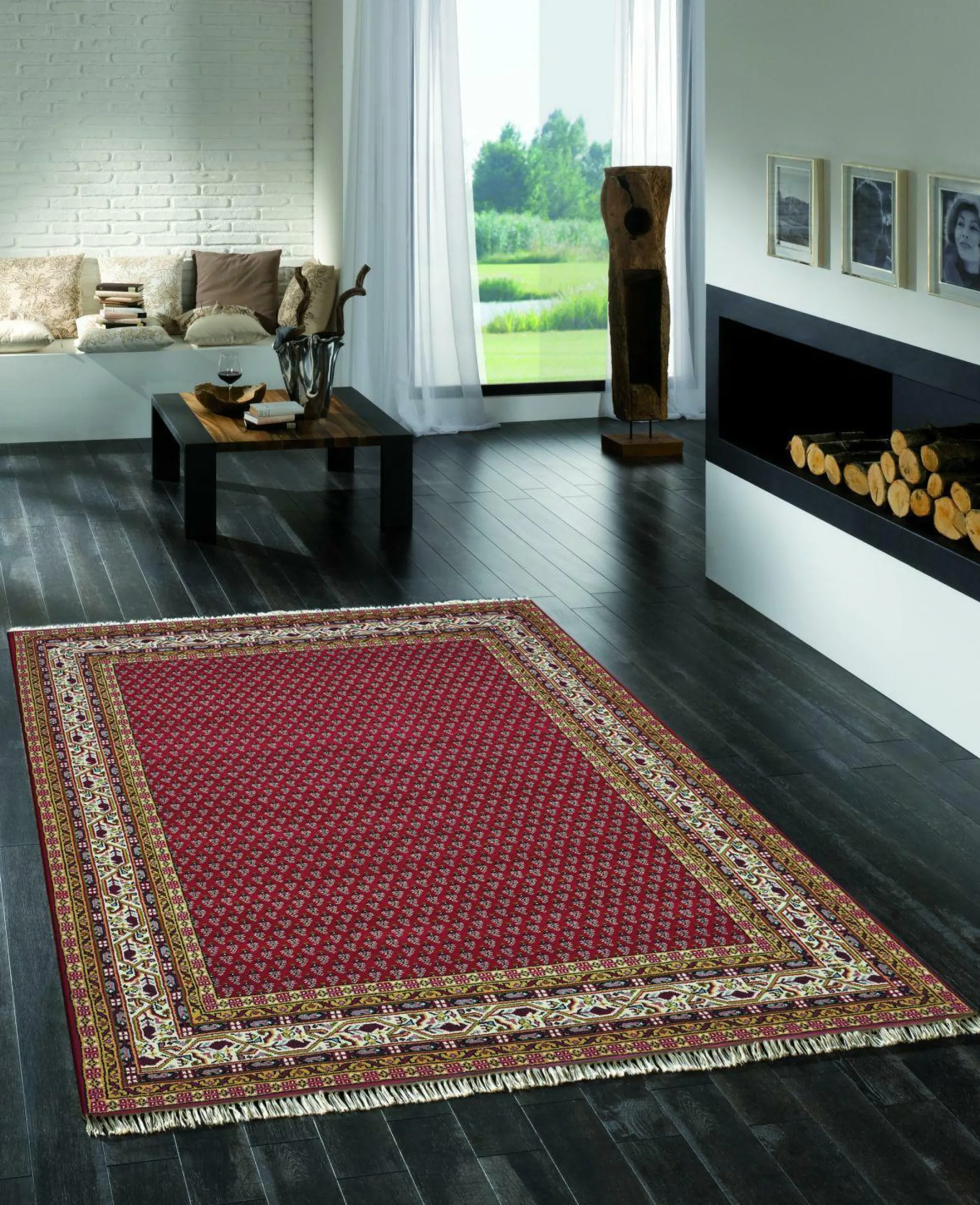 Teppich BIKANER Mir rot