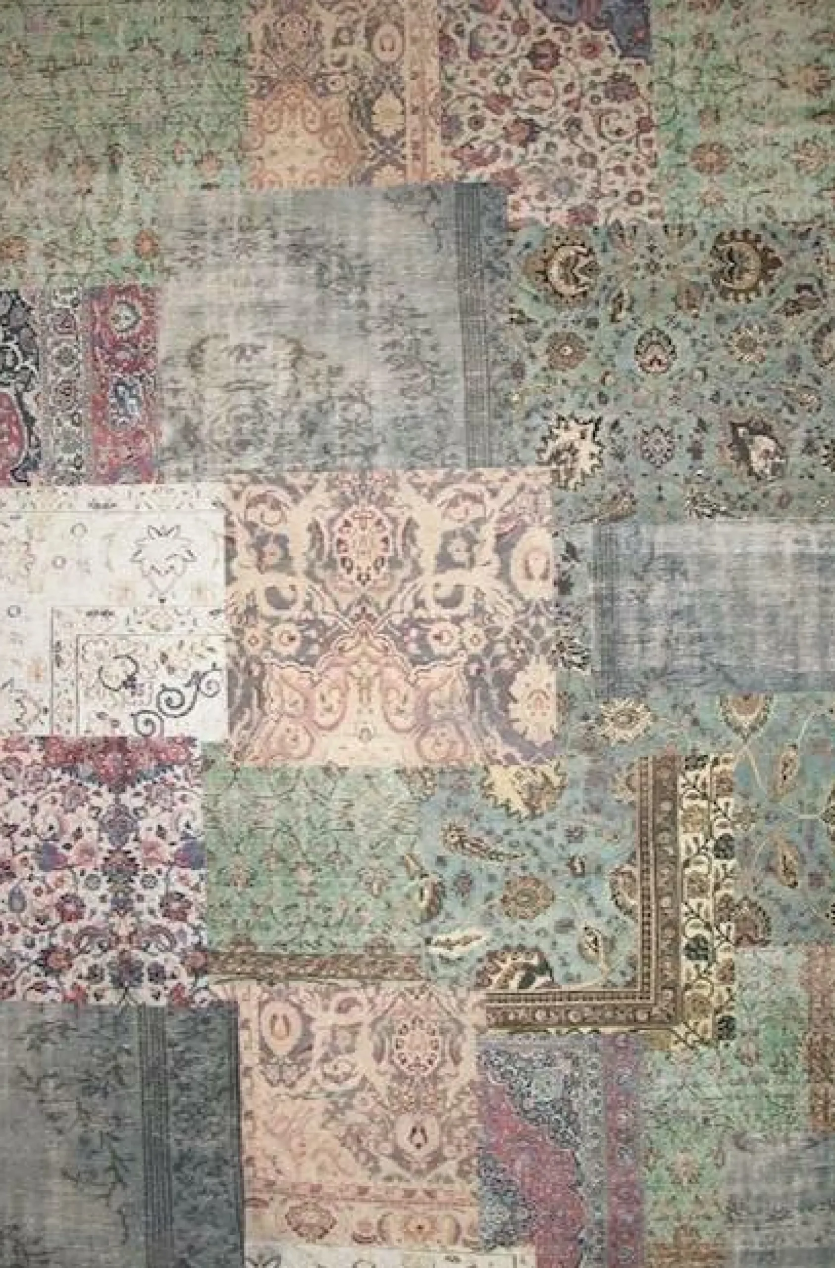 Teppich Colored PATCH 99 bunt