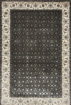 Teppich Herati black/beige