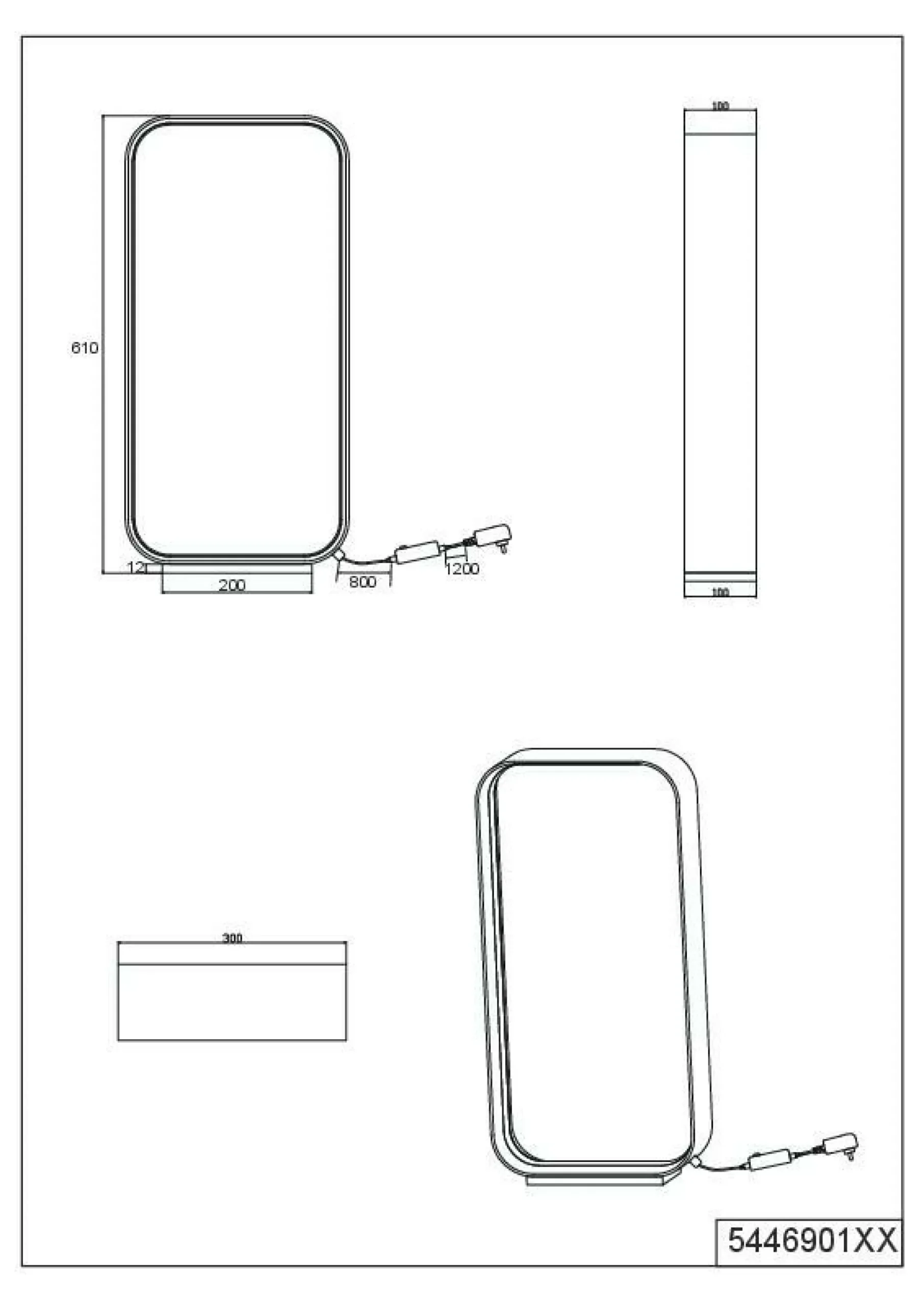 Tischleuchte CINQUE CIZIONE