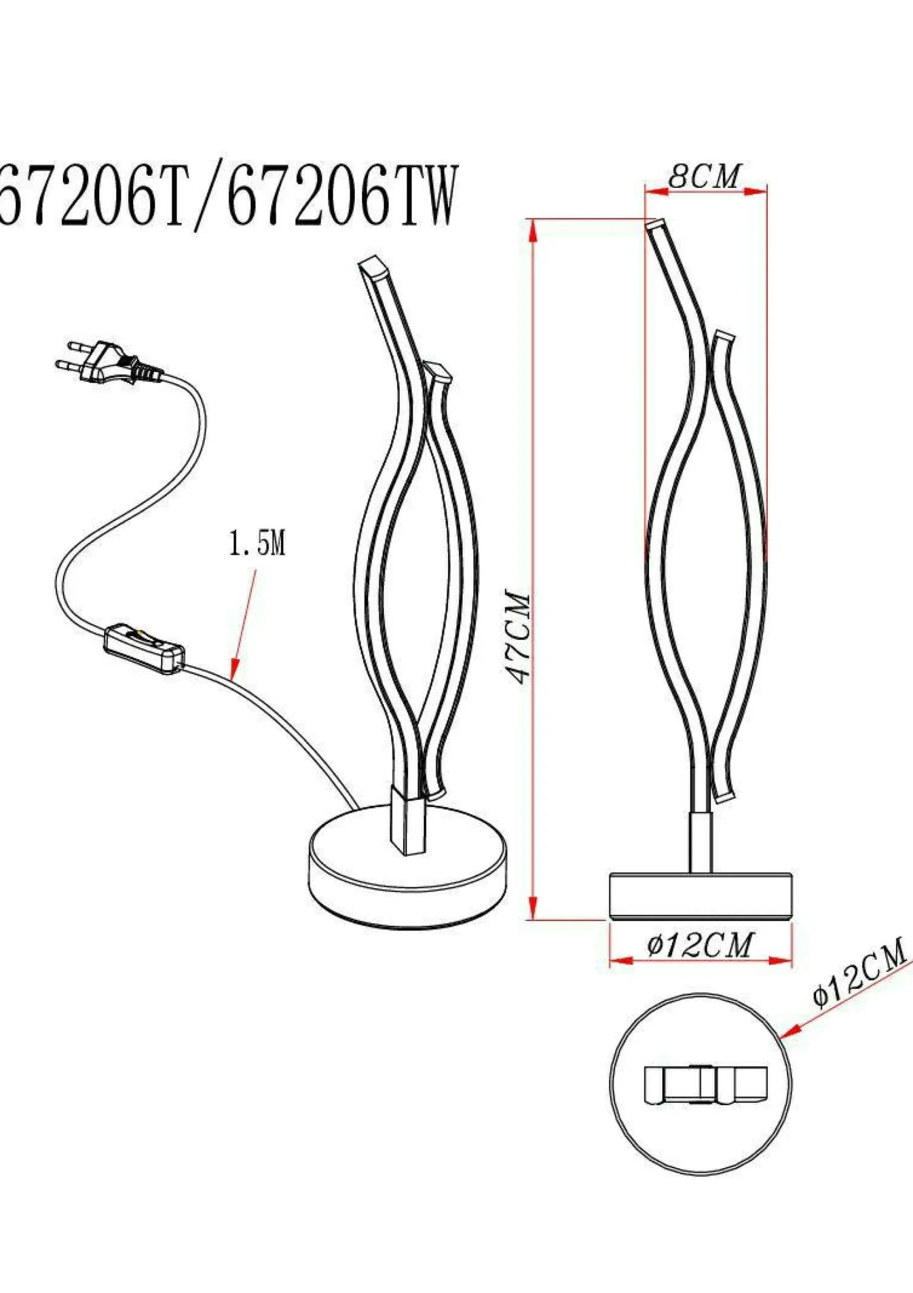 Tischleuchte GERONIMO