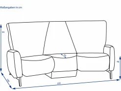 Trapezsofa MONDO RECREO