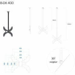 TV-Deckenhalterung B-DX 400