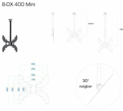 TV-Deckenhalterung B-DX400MINI