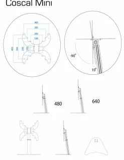 TV-Standfuß COSCAL MINI