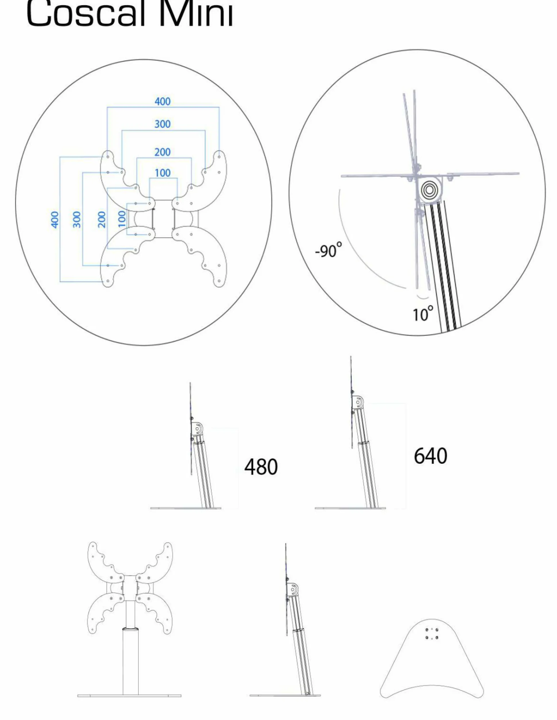 TV-Standfuß COSCAL MINI