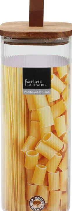 Vorratsdose GLAS/BAMBUS