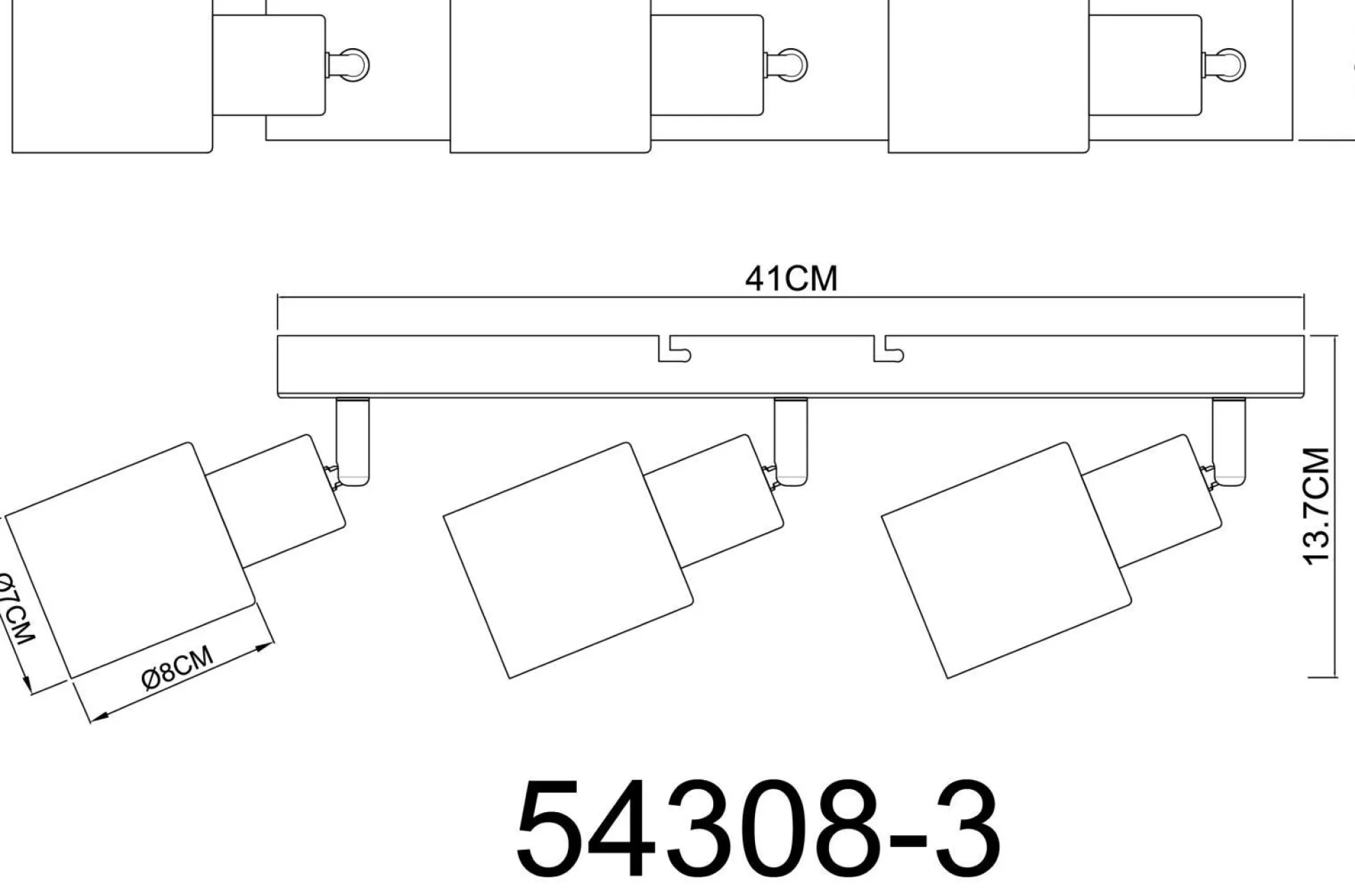 Wand-/Deckenspot HUBERTUS