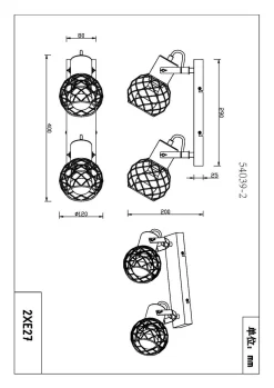 Wand-/Deckenspot LACKY