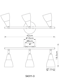 Wand-/Deckenspot MUBBY