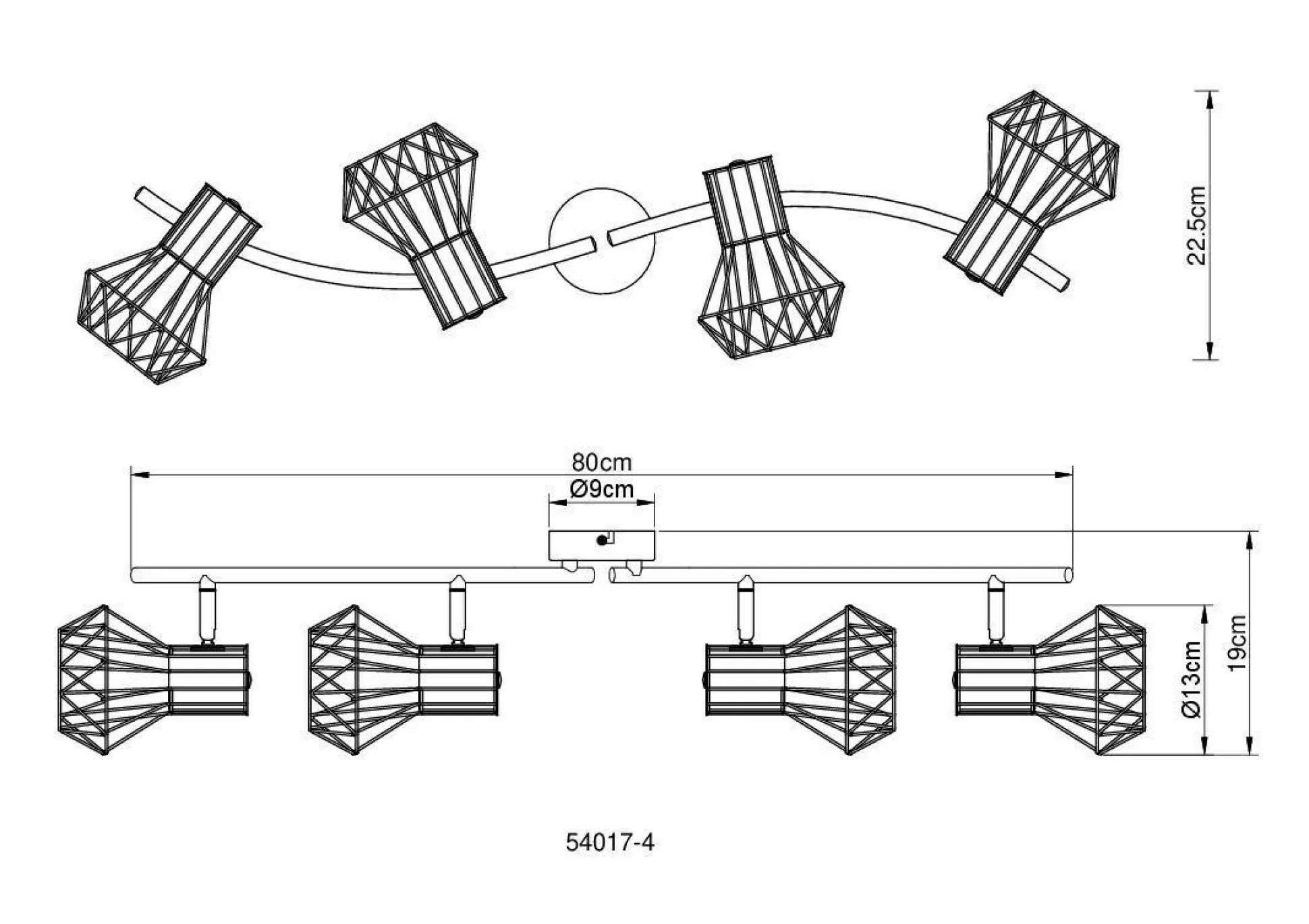Wand-/Deckenspot PRISKA