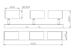 Wand-/Deckenspot ROBBY