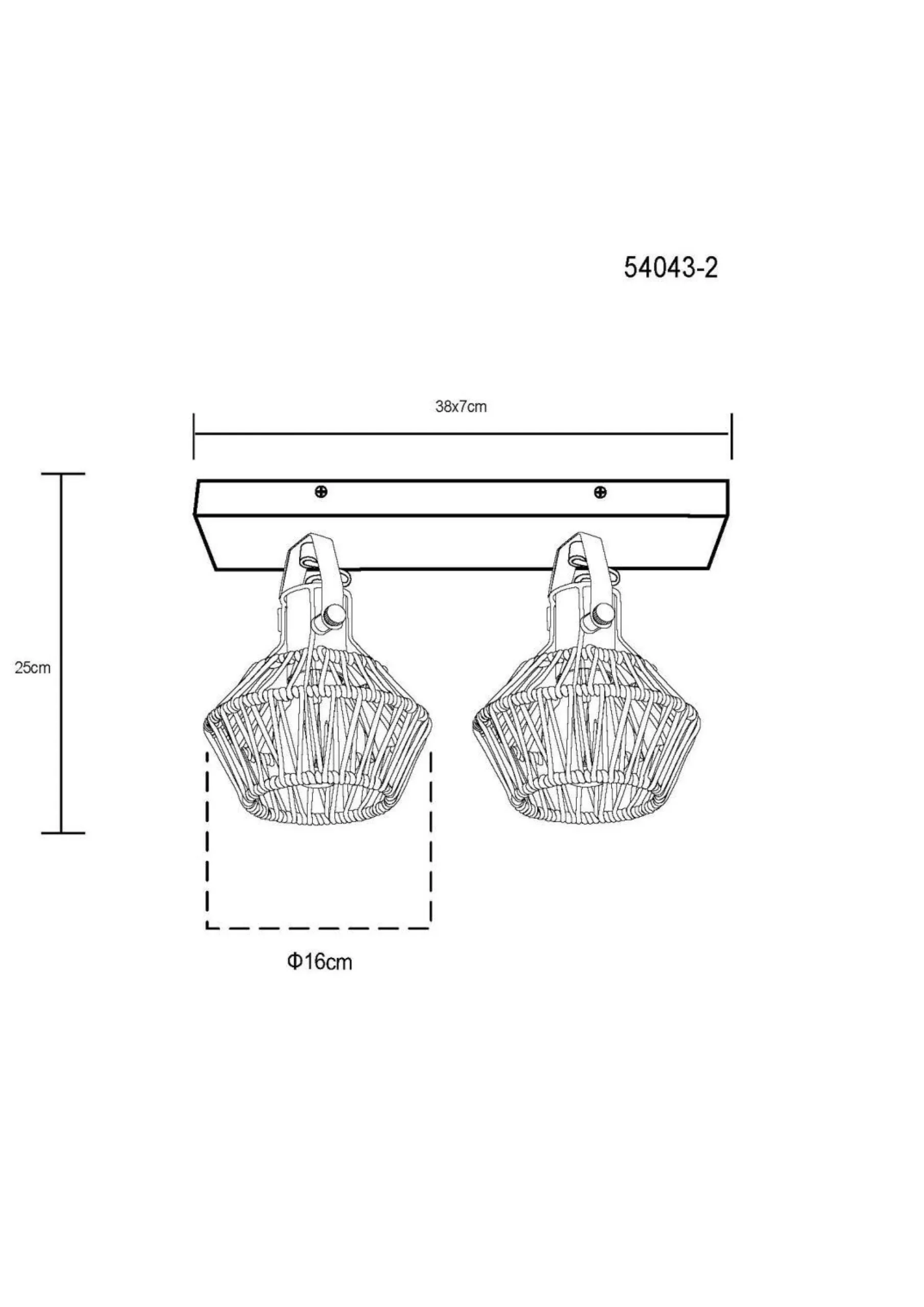 Wand-/Deckenspot VALLI