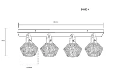 Wand-/Deckenspot VALLI