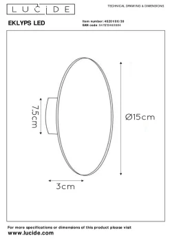 Wandleuchte EKLYPS LED
