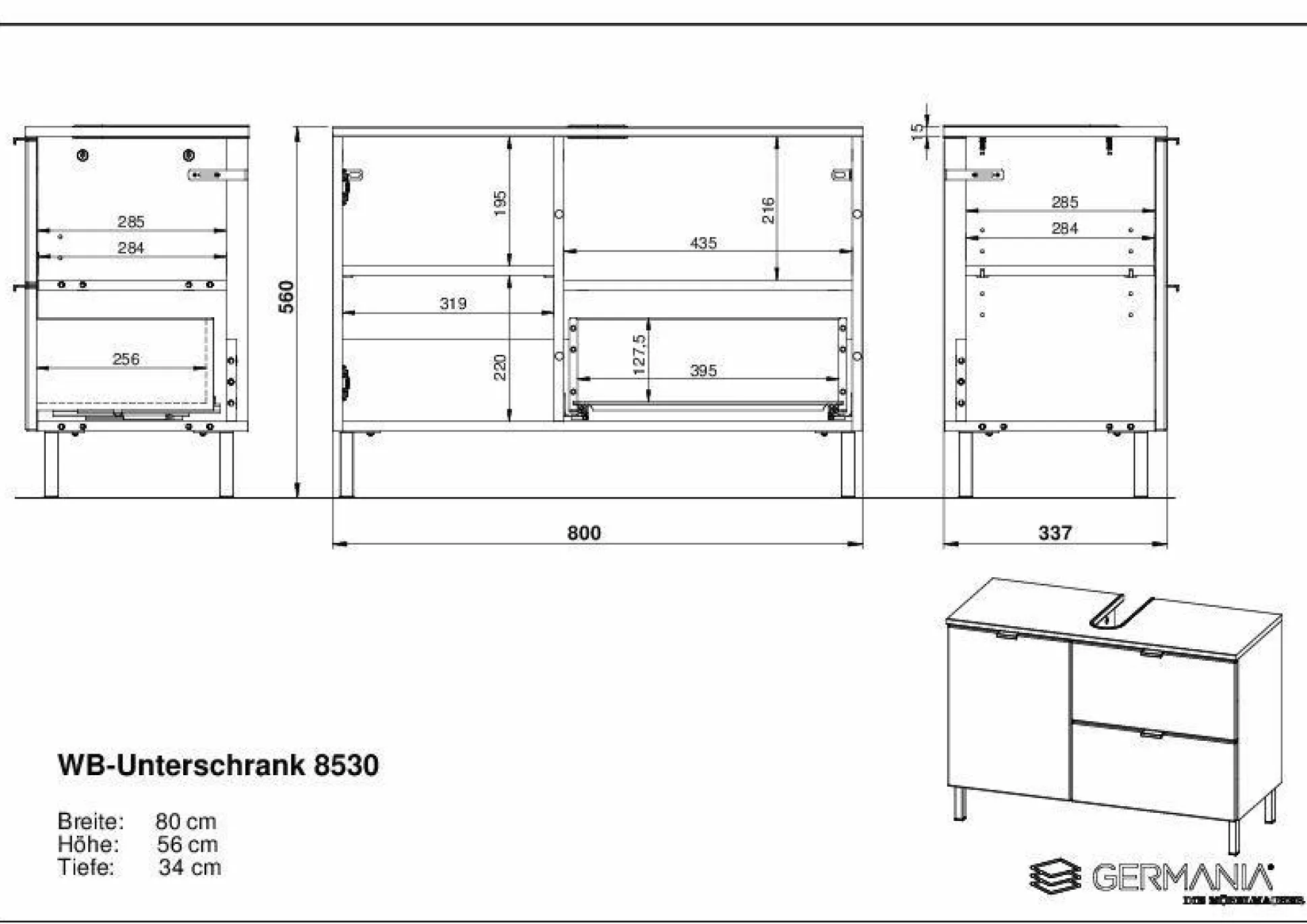 WB-Unterschrank MAURESA