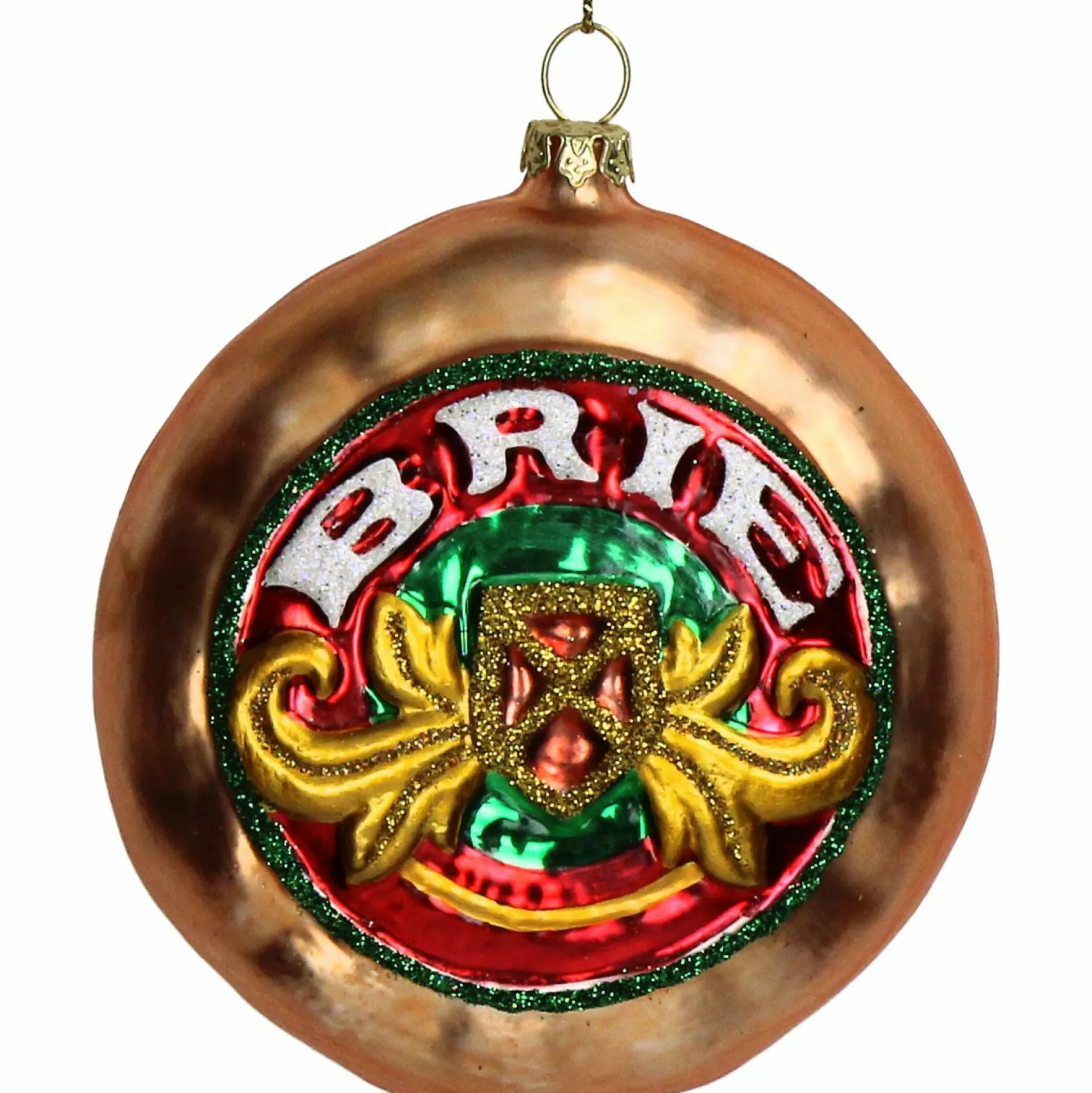 Weihnachtskugel BRIE KÄSE