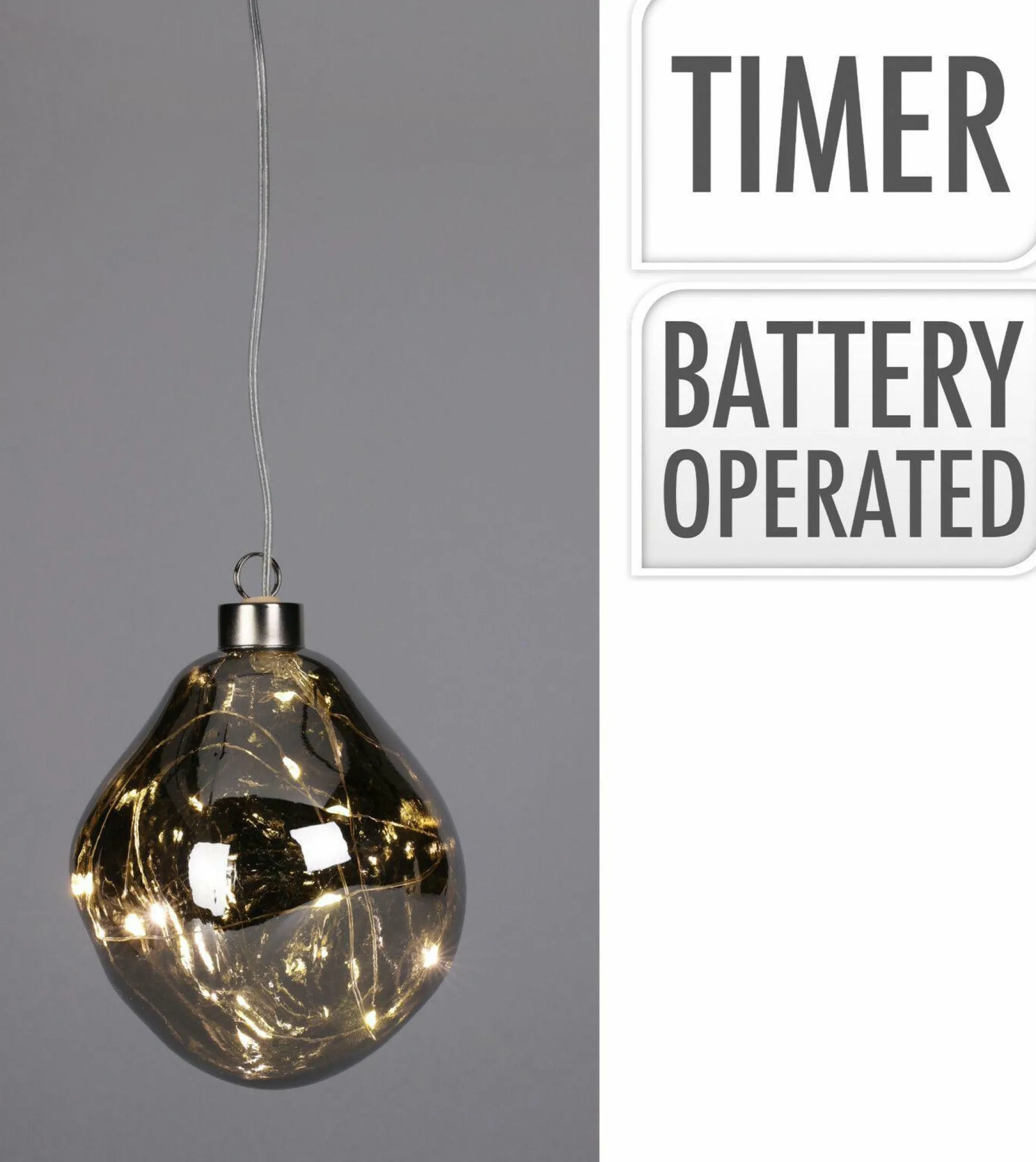 Weihnachtskugel ORGANIC LED