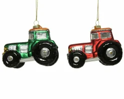 Weihnachtskugel Traktor
