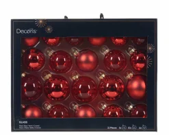 Weihnachtskugel-Box MIDI WEIHNACHTSROT