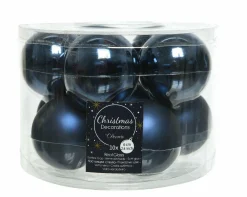 Weihnachtskugel-Box NACHTBLAU