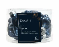 Weihnachtskugel-Box Sterne NACHTBLAU