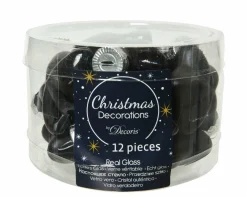 Weihnachtskugel-Box Sterne SCHWARZ